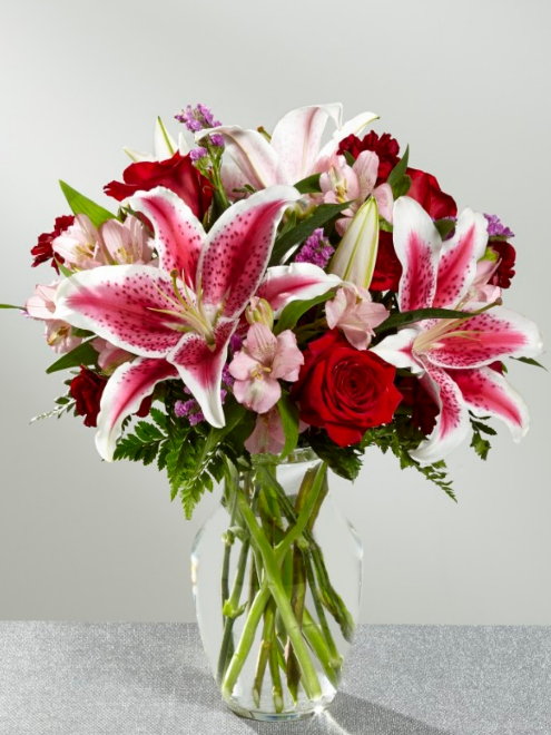 HIGUT STYLE BOUQUET -C/VASO 